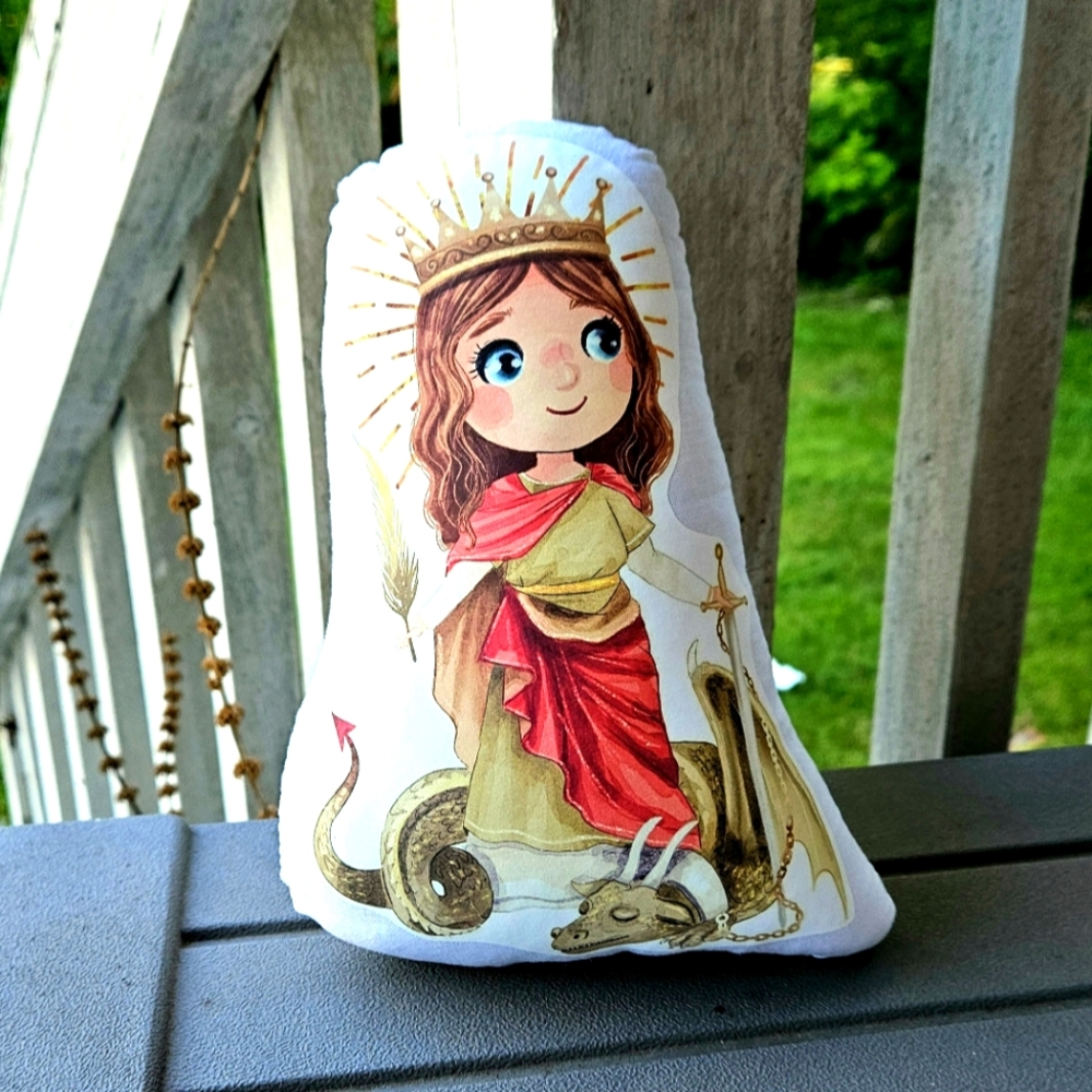 Saint Margaret Of Antioch Pillow Pal. New.